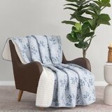 Berkshire 印花薄被毛毯 152公分 X 177公分 葉子