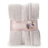 Berkshire 織紋柔軟舒適毯 152公分 X 177公分 灰