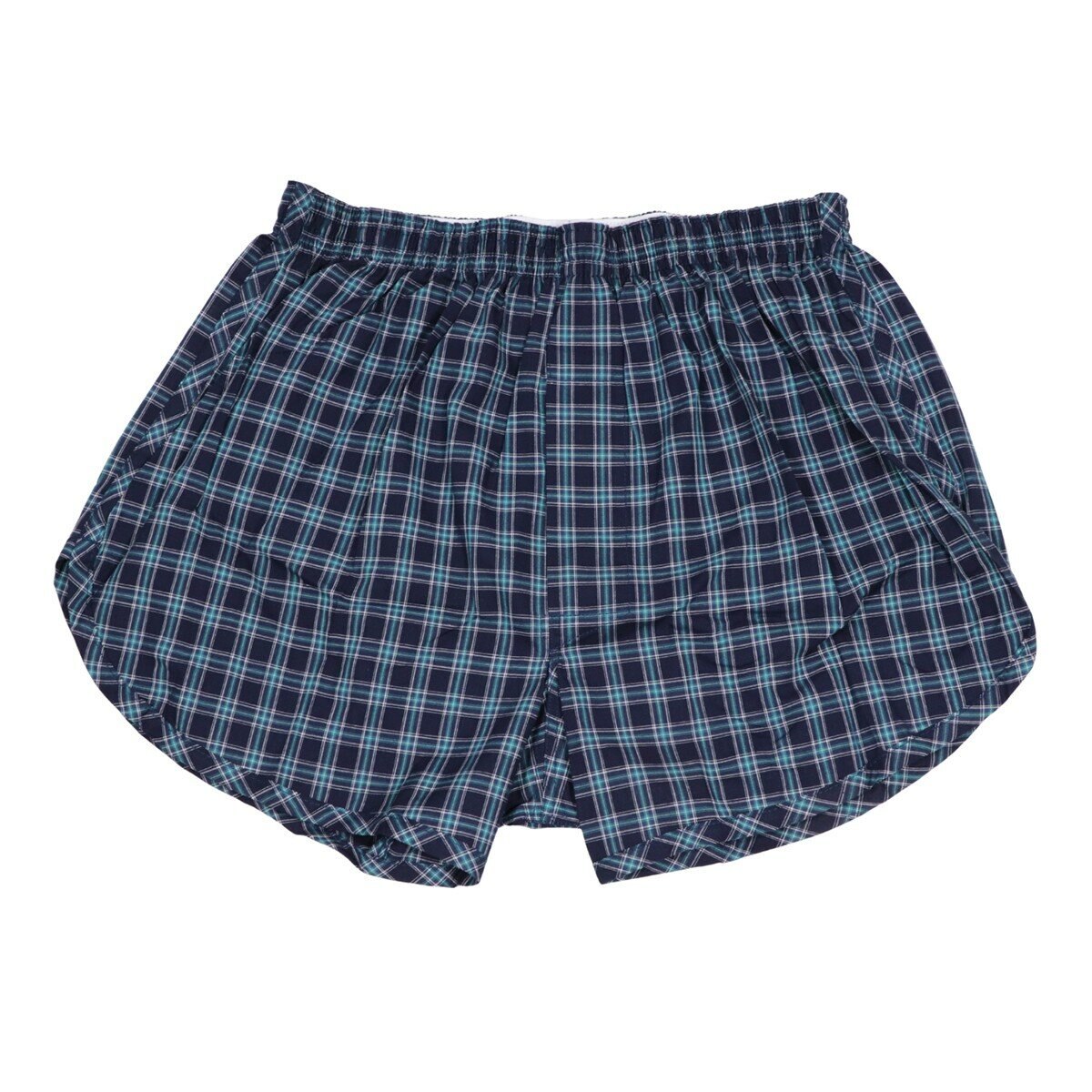 郡是 男純棉平口褲 2入 藍/藍組