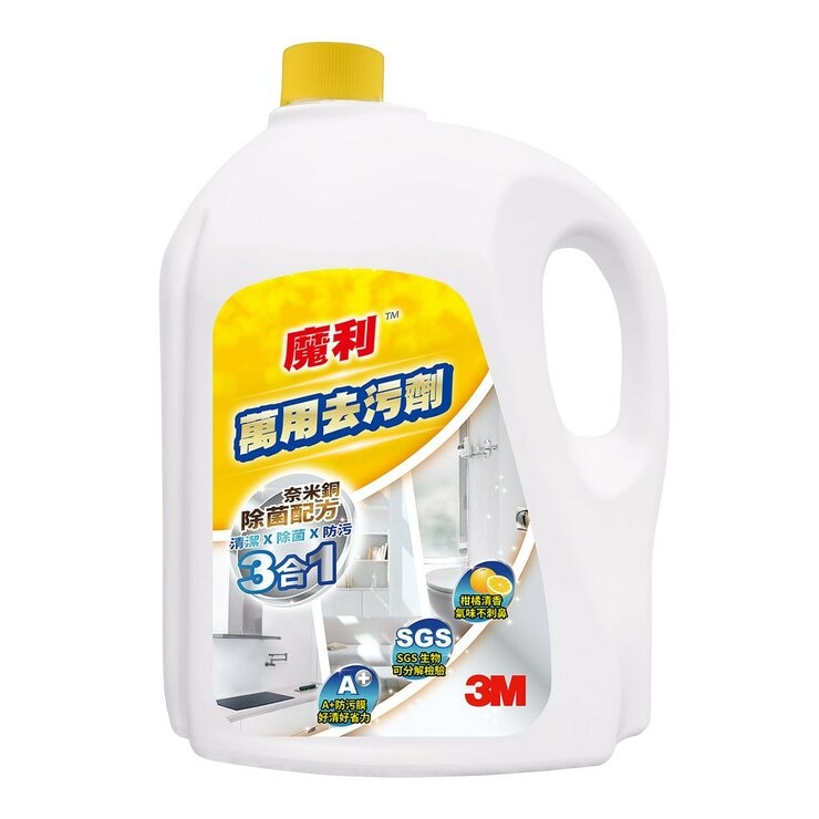3M 魔利 奈米銅配方萬用去污劑 500毫升 + 補充瓶3785毫升