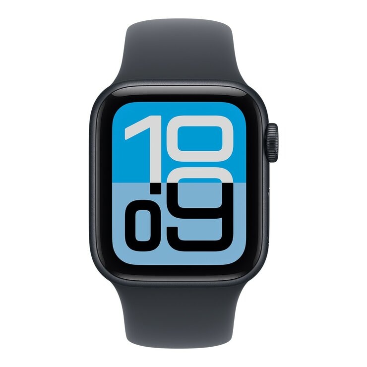 Apple Watch SE 3 GPS 40公釐 午夜色鋁金屬錶殼 附午夜色運動型錶帶 M/L