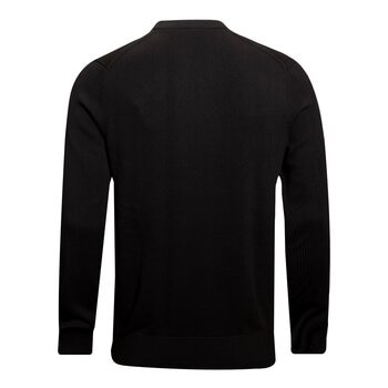 Lacoste 男圓領毛衣 黑 M