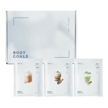 Body Goals 全素多效豌豆蛋白飲組合 31公克 X 30入 (馥郁奶茶/靜岡抹茶/觀音拿鐵) Body Goals 全素多效豌豆蛋白飲組合 31公克 X 30入 (馥郁奶茶/靜岡抹茶/觀音拿鐵)