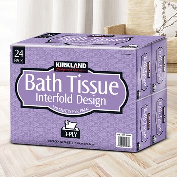 Kirkland Signature 科克蘭 三層抽取衛生紙 120張 X 24入 Kirkland Signature 科克蘭 三層抽取衛生紙 120張 X 24入