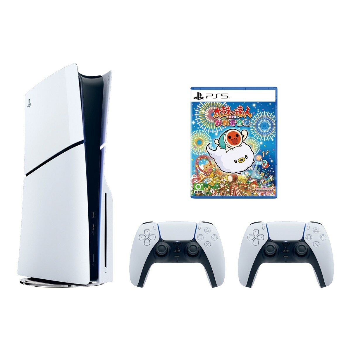 Sony PlayStation 5 Slim 光碟版 + 太鼓達人 + 雙手把同捆組