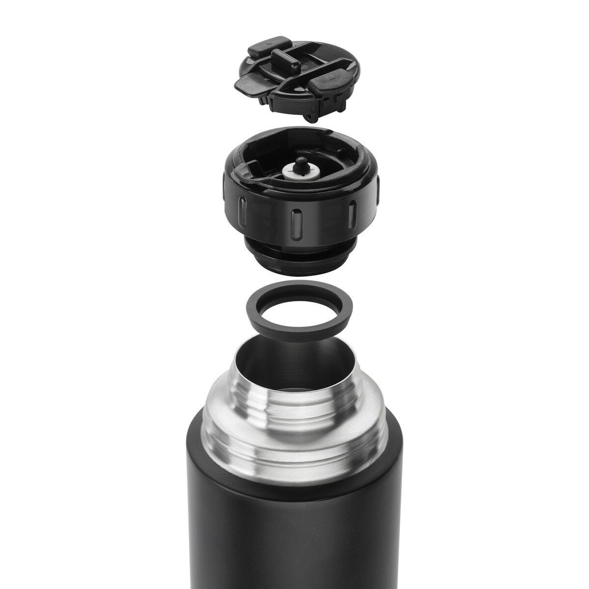 Zwilling 德國雙人 不鏽鋼真空保溫瓶 1公升 黑色 Zwilling 德國雙人 不鏽鋼真空保溫瓶 1公升 黑色
