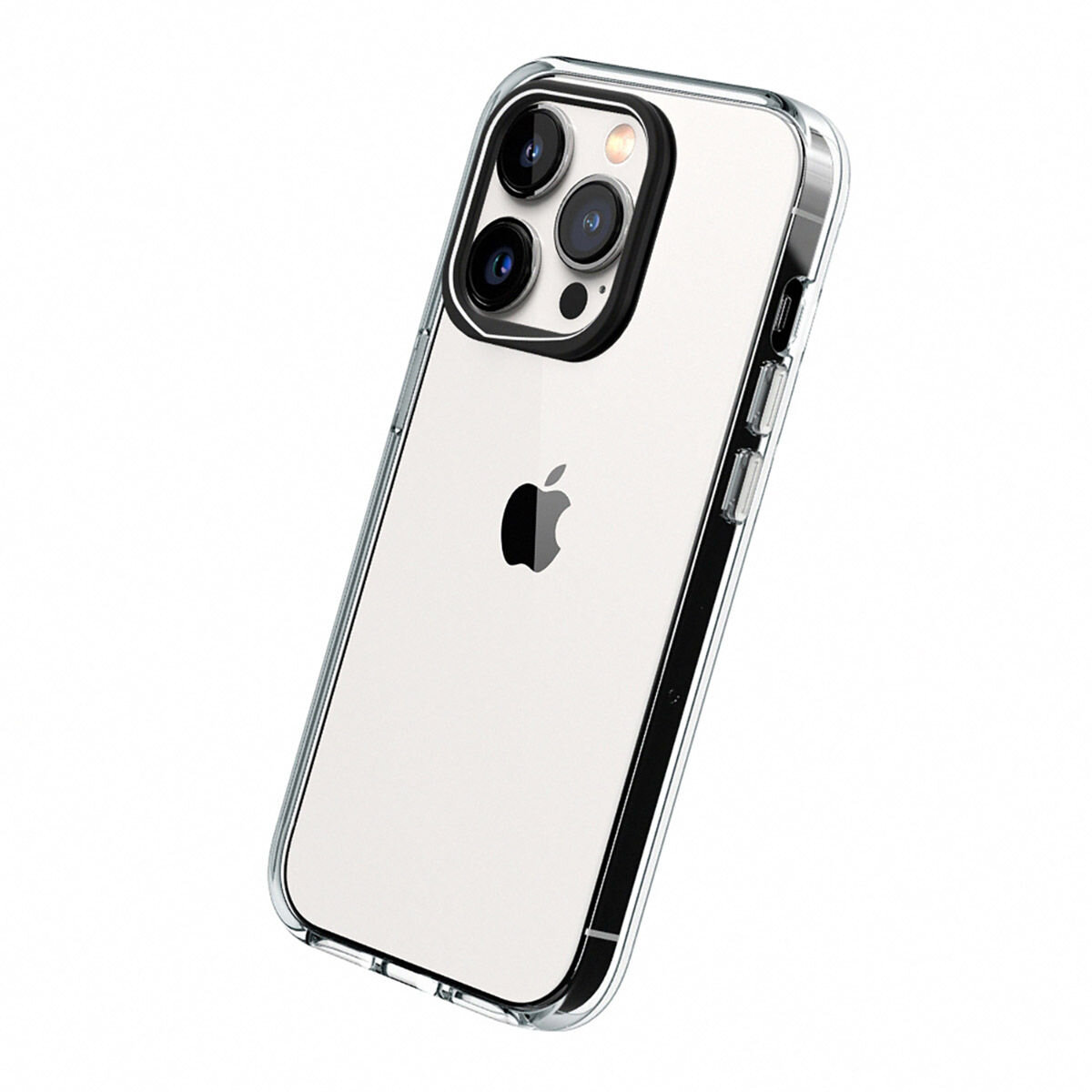 犀牛盾 iPhone 14 Pro Clear 透明防摔手機殼 + 9H 3D滿版螢幕玻璃保護貼 + 手機掛繩 絲綢橘