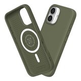 犀牛盾 iPhone 16 SolidSuit MagSafe 兼容 經典防摔手機殼 + 9H 抗藍光鋼化玻璃保護貼