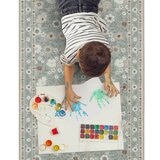 Wyatt & Ash 印花可水洗地毯 2入組 綠