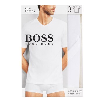 Hugo Boss 男短袖 V 領 T 恤三入 Hugo Boss 男短袖 V 領 T 恤三入