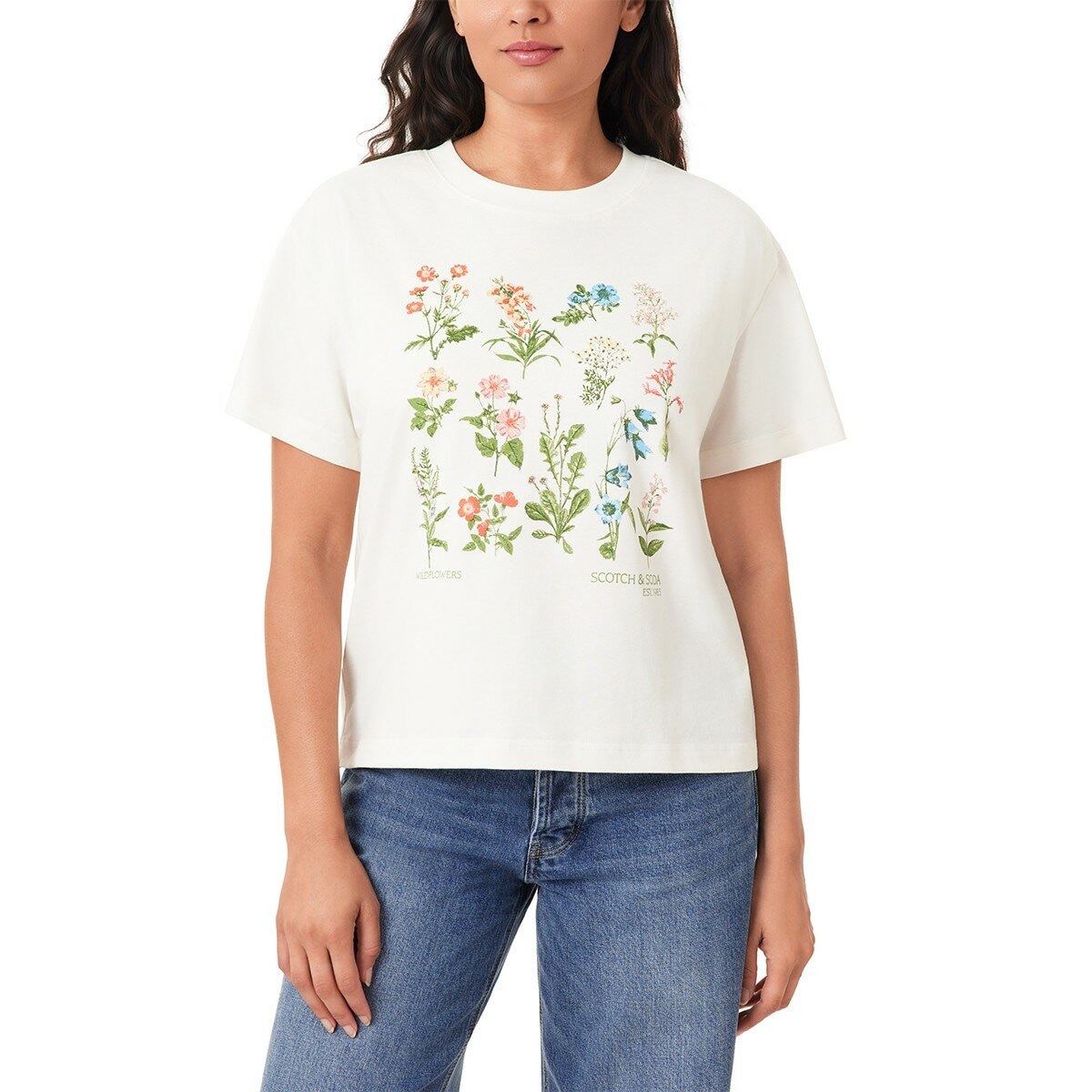 Scotch & Soda 女圓領短袖上衣