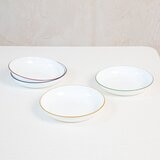 Corelle 美國製玻璃圓形餐盤 4件組