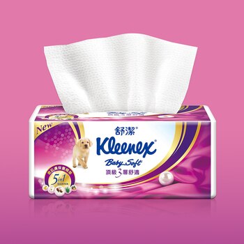 Kleenex 舒潔 三層抽取式衛生紙 110張 X 60入 Kleenex 舒潔 三層抽取式衛生紙 110張 X 60入