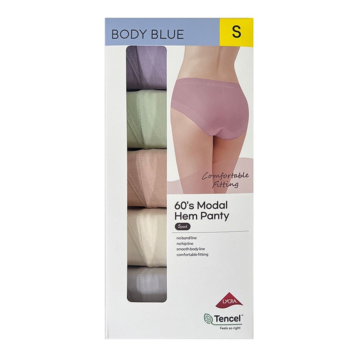Body Blue 女無痕內褲5入組