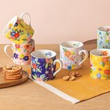 Over & Back 彩繪花紋馬克杯 414毫升 X 6件組 Over & Back 彩繪花紋馬克杯 414毫升 X 6件組