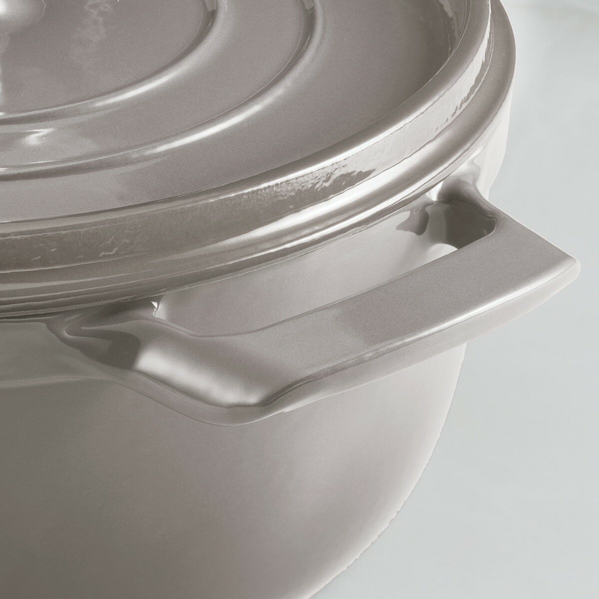 Tramontina 雙耳圓形鑄鐵鍋 含鋼頭鍋蓋 X 4件組 灰