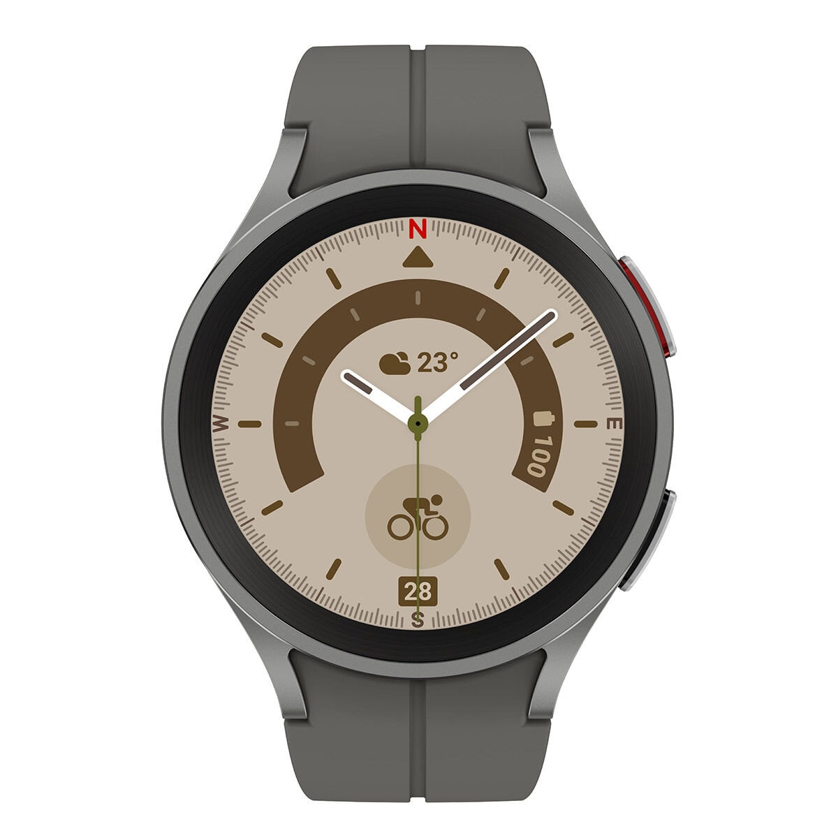 Samsung Galaxy Watch5 Pro 45公釐R920 鈦金屬錶殼搭配D型扣運動錶帶 