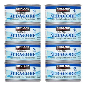 Kirkland Signature 科克蘭 鮪魚罐頭 198公克 X 8入/組 Kirkland Signature 科克蘭 鮪魚罐頭 198公克 X 8入/組
