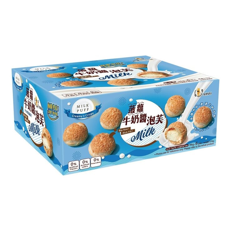 興麥烘焙王國 牛奶醬菠蘿泡芙 576公克