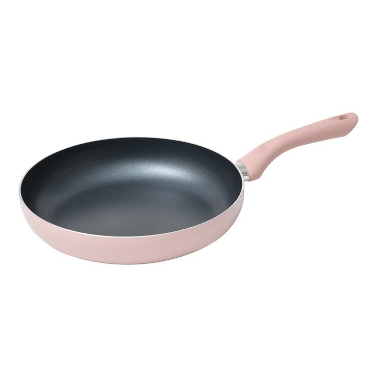 樂扣樂扣 霧感莫蘭迪IH不沾單柄鍋 2件組 30公分平煎鍋 + 32公分炒鍋