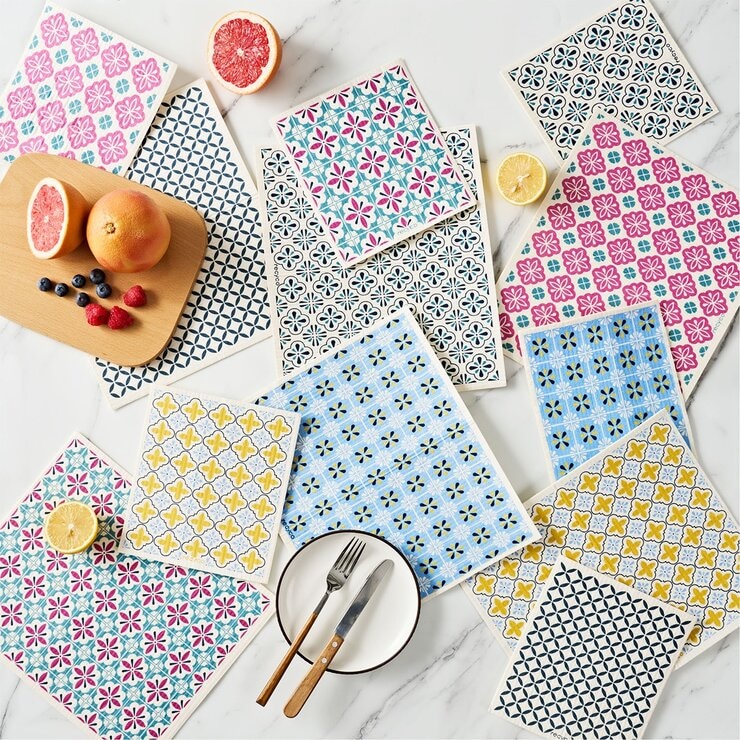 Recyco 木漿棉多用布12入組 窗花