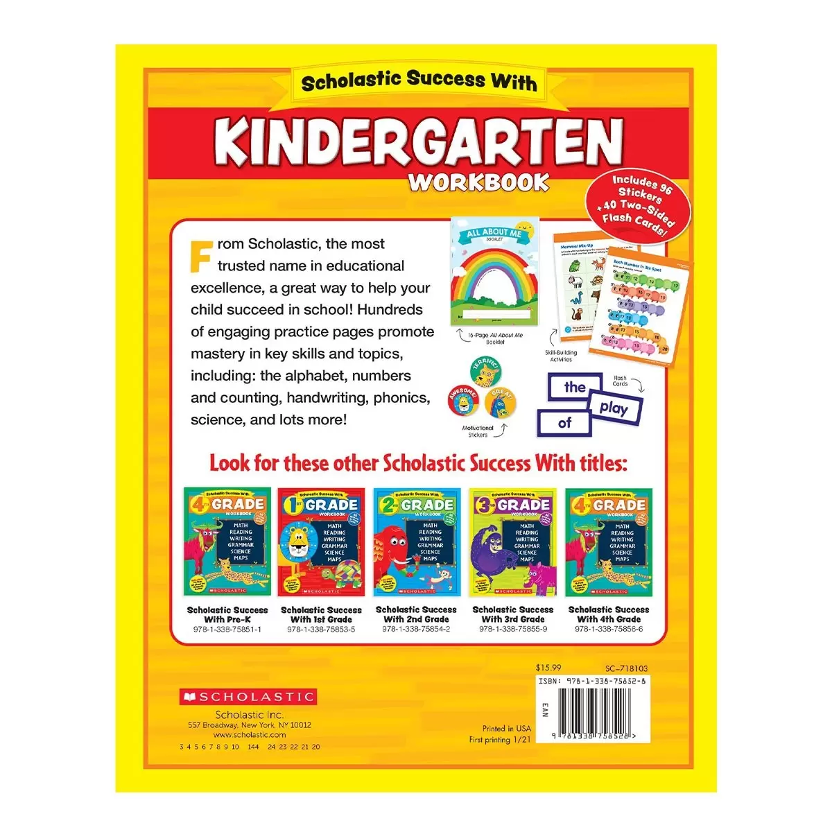 Success With Jumbo 英文學習書 外文書 Kindergarten #1224680-K｜Costco好市多必買推薦