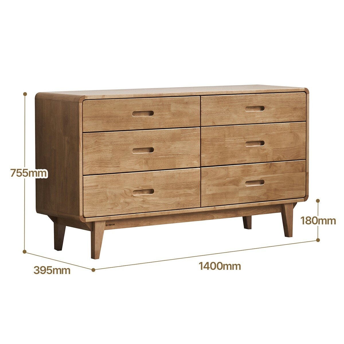 Finlandia Marrone 多功能置物櫃 寬140公分