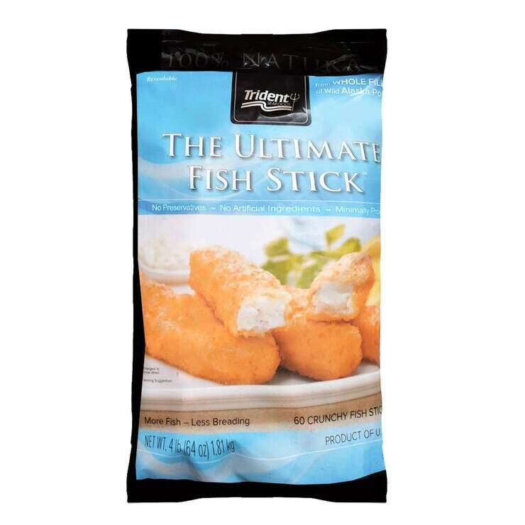 Trident 冷凍酥炸鱈魚條 1.81公斤 Costco 好市多線上購物
