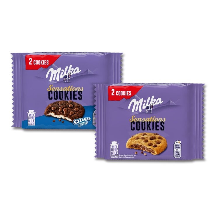 Oreo X Milka 巧克力風味豆 綜合夾餡餅乾分享組 832克