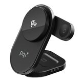 PQI Qi2 3合1 摺疊磁吸無線充電座