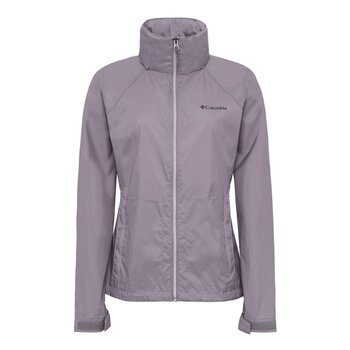 Columbia 女風衣外套 深紫 XL