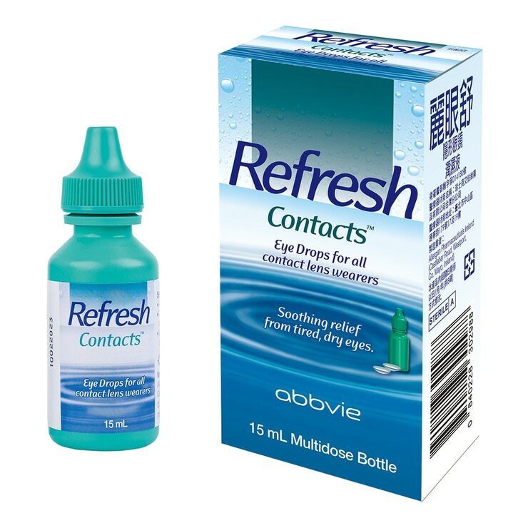 麗眼舒 隱形眼鏡潤濕液 15毫升 X 3瓶