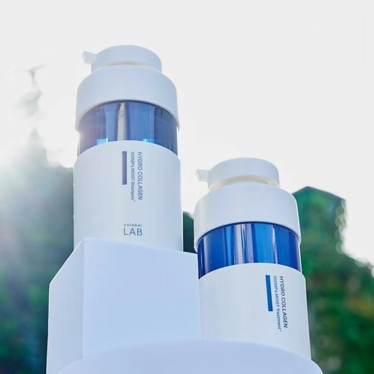 unlabel LAB 超直順逆襲炸毛膠原蛋白洗髮精 400毫升 X 2入