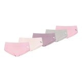 Puma 女性內褲五入組 粉+綠+紫+杏+淺粉 XL Puma 女性內褲五入組 粉+綠+紫+杏+淺粉 XL