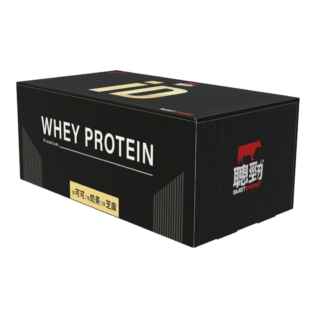 紅牛 聰勁ID即溶乳清蛋白 厚系列 36入 (厚芝麻風味/厚奶茶風味/厚可可風味)