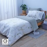 CASA 100%萊賽爾兩用被床包枕套四件組 清鈴綠 單人