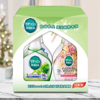 Resesh 衣物、住居芳香噴霧 370毫升 X 4入 Resesh 衣物、住居芳香噴霧 370毫升 X 4入