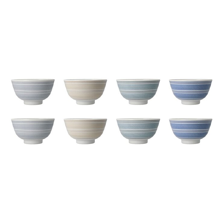 Minoyaki 日本製美濃燒飯碗 8件組