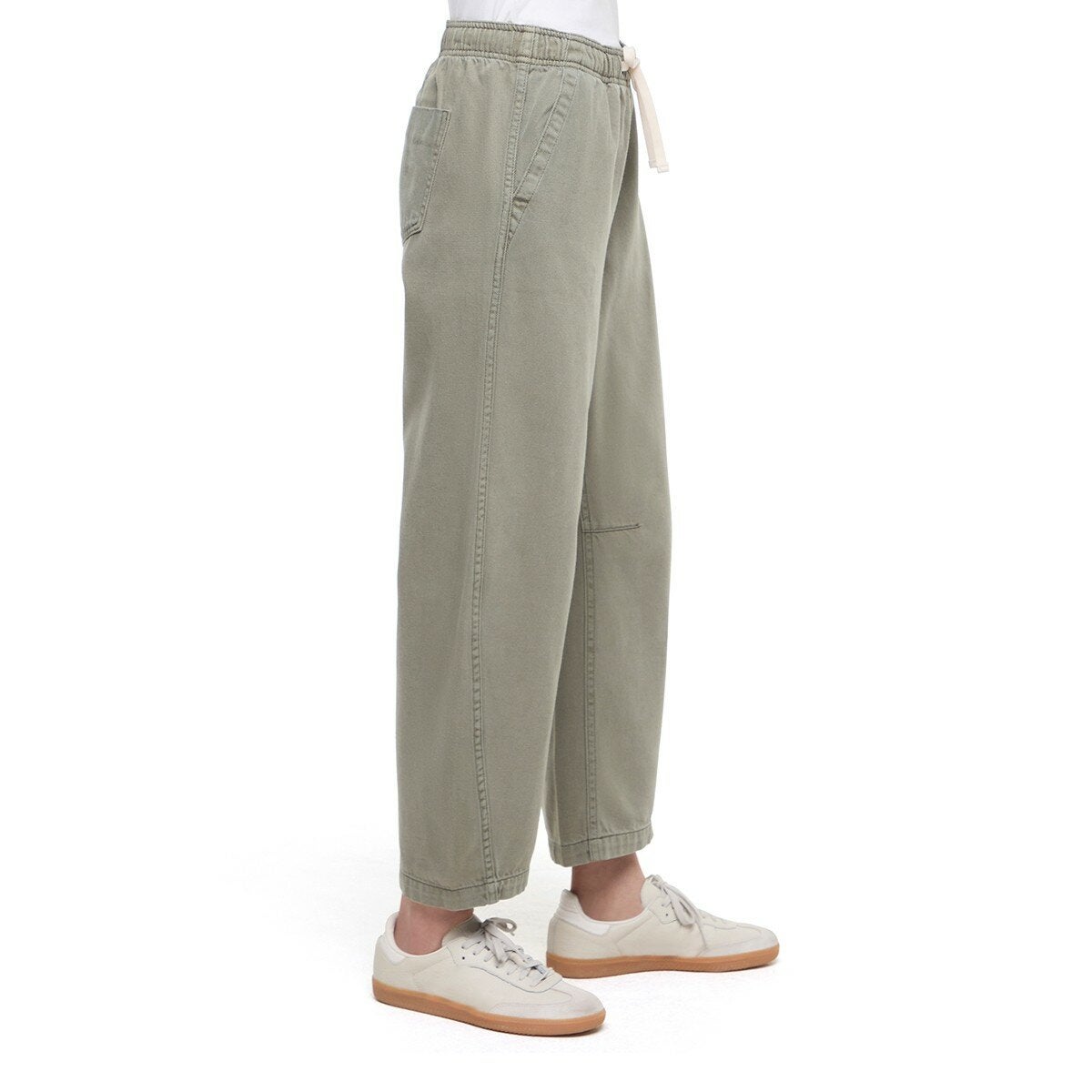 GAP 女休閒綁帶長褲 綠 GAP 女休閒綁帶長褲 綠