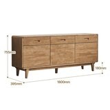 Finlandia Marrone 多功能置物櫃 寬180公分