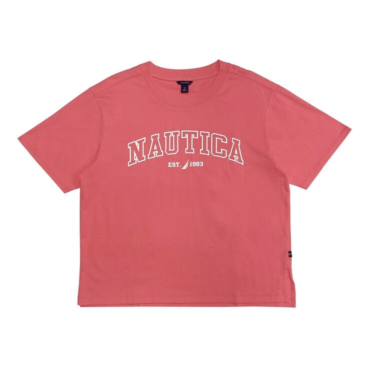 Nautica 女圓領短袖Logo上衣 Nautica 女圓領短袖Logo上衣