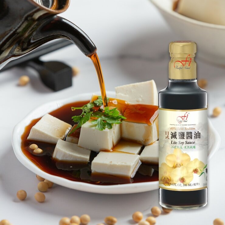 F.I. 日式減鹽醬油 300毫升 X 3入