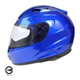 M2R 騎乘機車用全罩式防護頭盔 M-3 亮光藍