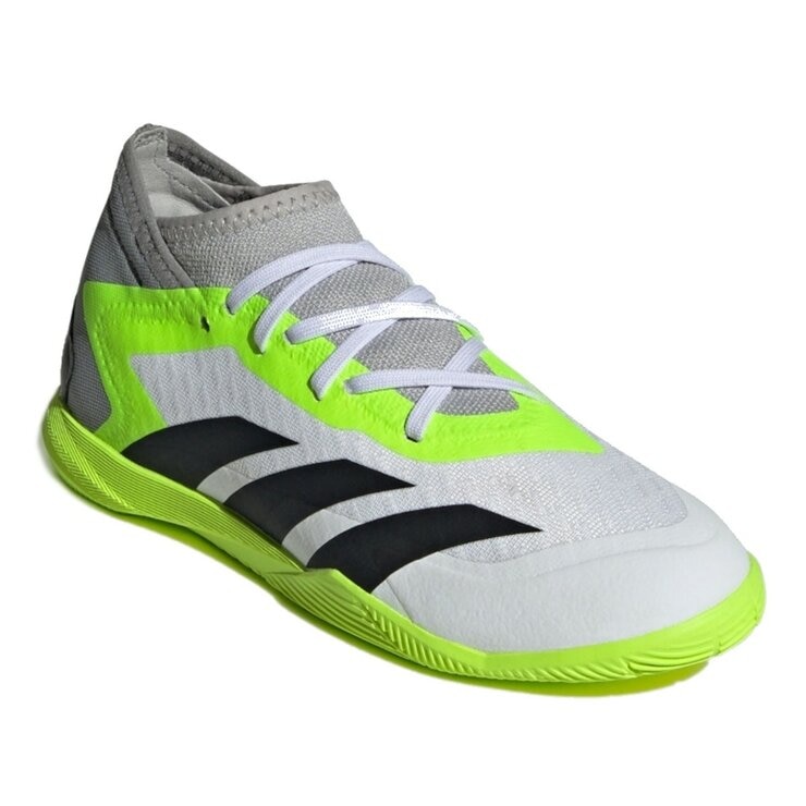Adidas 兒童室內足球鞋 Predator Accuracy.3 IN IE9449 螢光黃 Adidas 兒童室內足球鞋 Predator Accuracy.3 IN IE9449 螢光黃