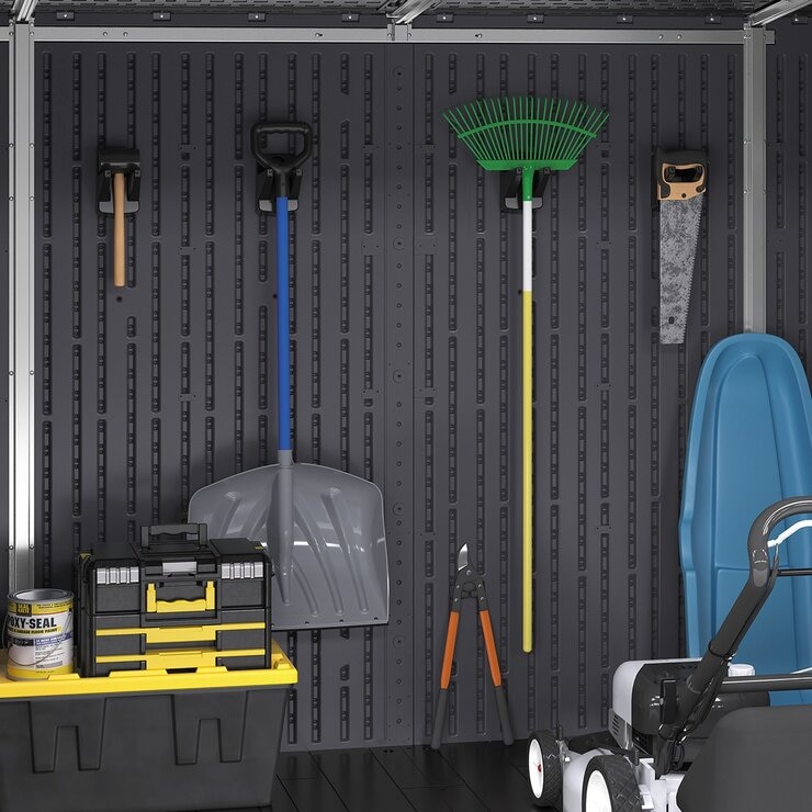 Suncast 8 ft X 7 ft Double Sliding Door Shed