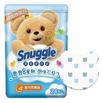 Snuggle 熊寶貝 清新香氛袋 清新晨露香 7公克 X 24入 Snuggle 熊寶貝 清新香氛袋 清新晨露香 7公克 X 24入