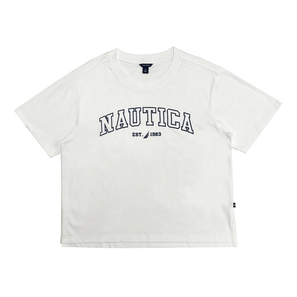 Nautica 女圓領短袖Logo上衣 Nautica 女圓領短袖Logo上衣