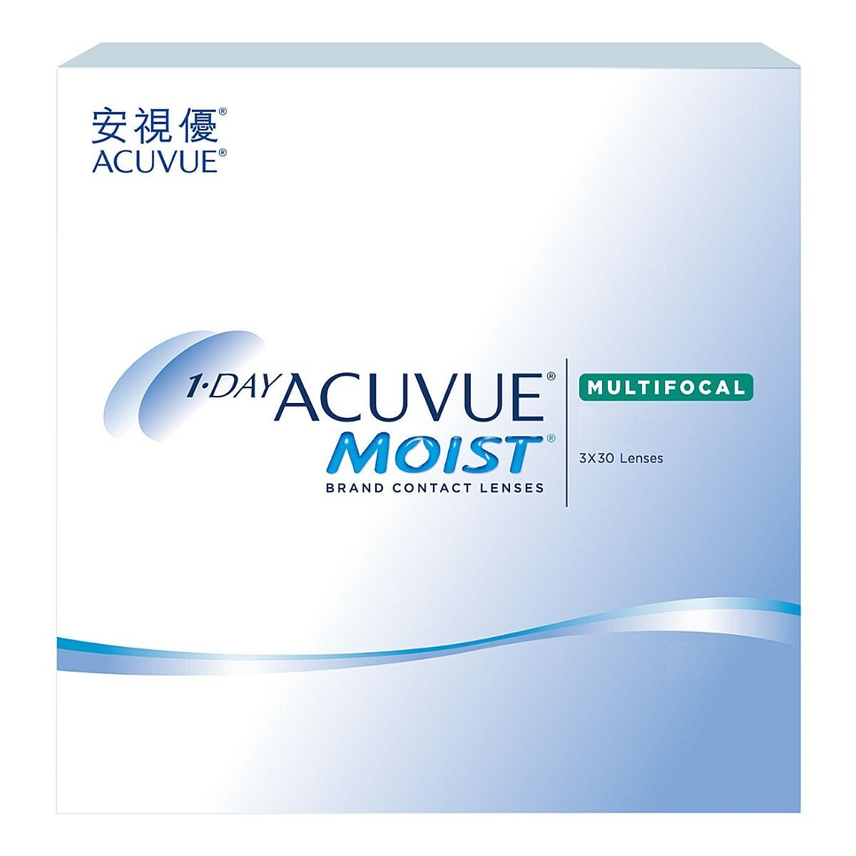 安視優 超涵水多焦點每日拋棄式隱形眼鏡