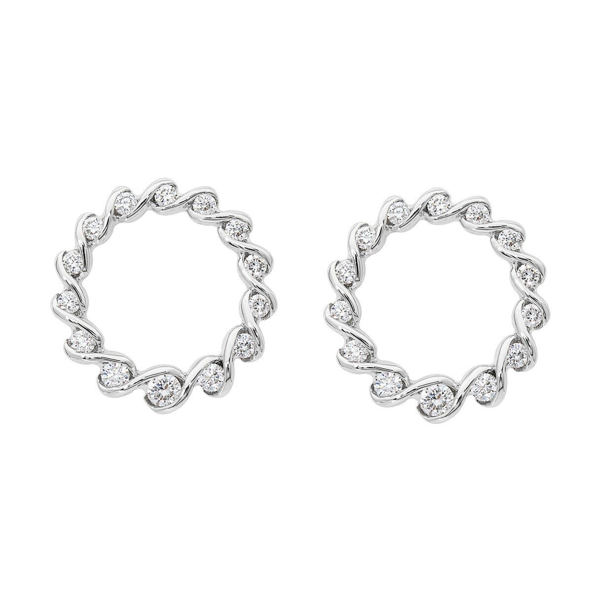 0.19克拉 圓形鑽石耳環 VS2/I 0.19克拉 圓形鑽石耳環 VS2/I