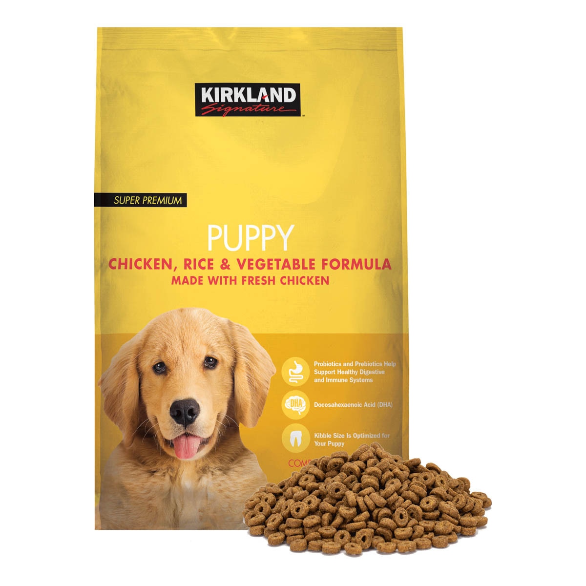 Kirkland Signature Chicken & Rice & Vegetable Dry Puppy Food 9.07 kg